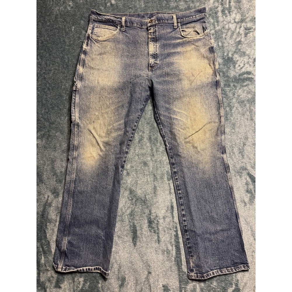 Genuine Dickies Mens 40x32 Carpenter Flex Jeans Blue Denim Cotton Stretch Pants